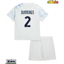 Inter Milan Denzel Dumfries #2 Replica Away Minikit 2025-26 Short Sleeve (+ pants)